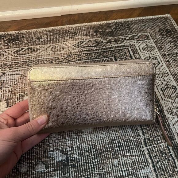 Kate Spade Rose Gold Large Wallet - Picture 4 of 5